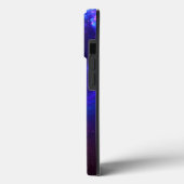 星雲ガスクラウドリングや輪青と紫のケースマテiP Case-Mate iPhoneケース (裏面 / 左)