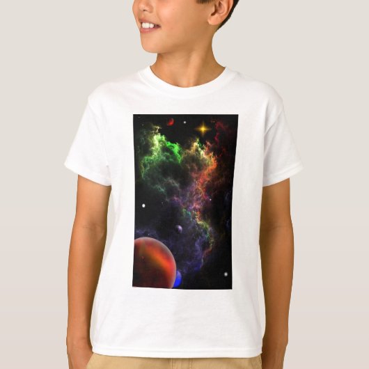 星雲クラスター宇宙術 Tシャツ (正面)