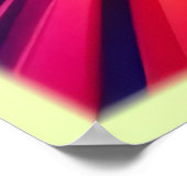 星雲バースト:宇宙万華鏡のように千変万化するパターン ポスター (角)