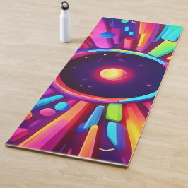 星雲バースト:宇宙万華鏡のように千変万化するパターン ヨガマット