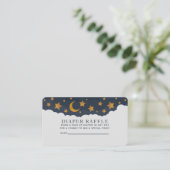 星雲ベビーシャワーオムツラッフル 名刺 (スタンド正面)