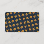 星雲ベビーシャワーオムツラッフル 名刺 (裏面)