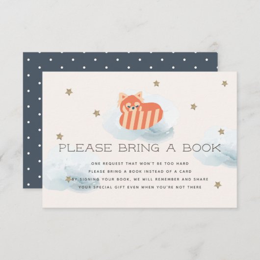 星雲レッドパンダ予約カードを持ってきてほしい エンクロージャーカード (正面/裏面)