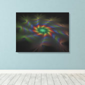 星雲上に キャンバスプリント (インサイチュ (ウッドフロア))