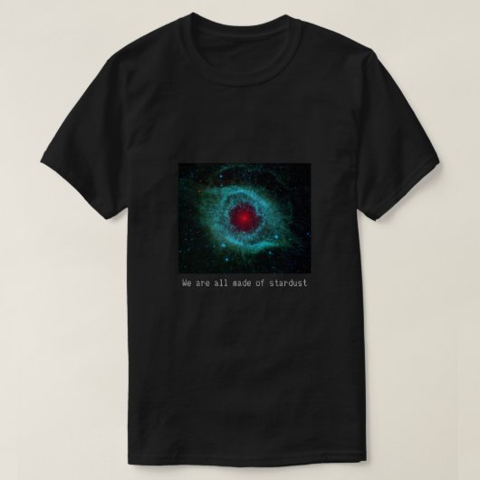 星雲天文学サイエンス宇宙引用文 Tシャツ (デザイン正面)