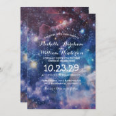 星雲宇宙宇宙銀河系 招待状 (正面/裏面)