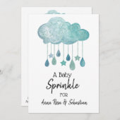 *~*星雲雨滴スプリンクル招待状 招待状 (正面/裏面)