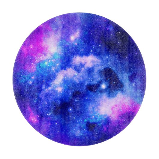 星雲鮮やか探査パターン カッティングボード (正面)