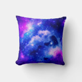 星雲鮮やか探査パターン クッション (正面)