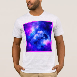 星雲鮮やか探査パターン Tシャツ