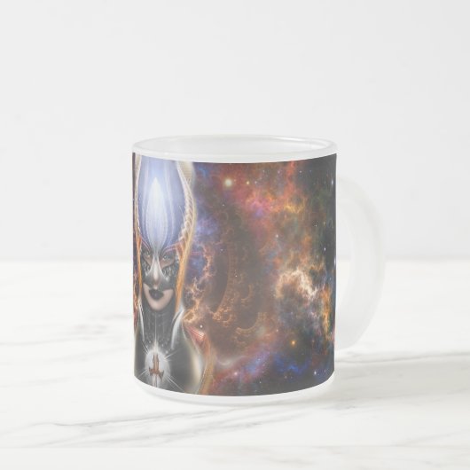 星雲4のアルゾオキプリンセス フロストグラスマグカップ (正面右)