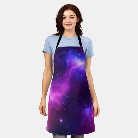 星雲 エプロン (着用した状態)