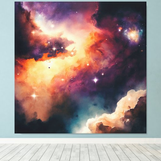 星雲 キャンバスプリント (インサイチュ (ウッドフロア))