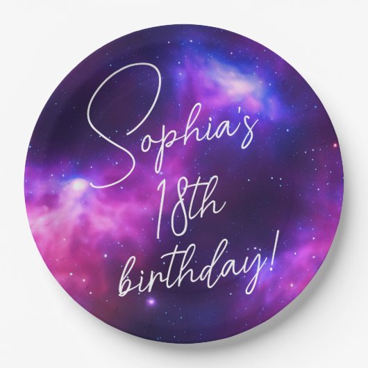 星雲 ペーパープレート (正面)