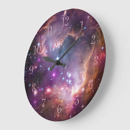 星雲 ラージ壁時計 (傾斜)