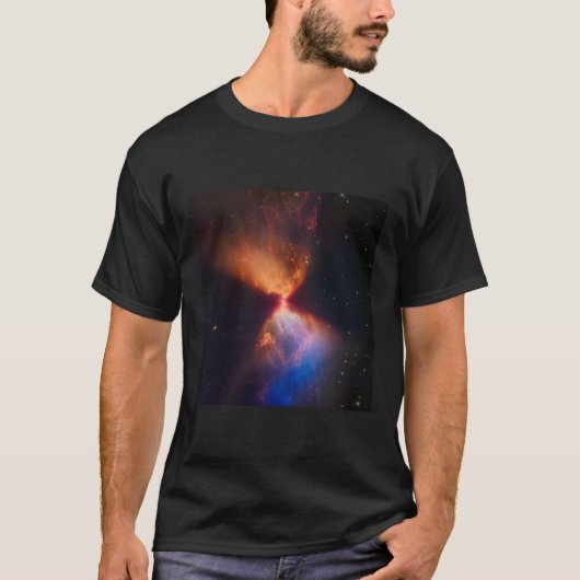 星雲L1527宇宙ガラ付きプロトスター Tシャツ (正面)