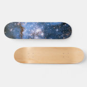 星雲NGC346の幼い星 - ハッブル宇宙写真 スケートボード (横)