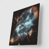 星雲NGC 5189の宇宙天文学 スクエア壁時計 (傾斜)