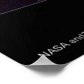 星雲NGC 6369小幽霊ハッブル望遠鏡 ポスター (角)