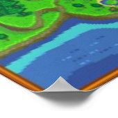 星露の谷の地図 ポスター (角)