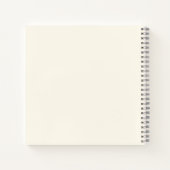 星魅力的付き女の子白熱［赤熱］光を放つ虹 ノートブック (裏面)