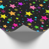 星鮮やかの夜模様 ラッピングペーパー (角)