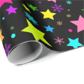 星鮮やかの夜模様 ラッピングペーパー (ロールコーナー)