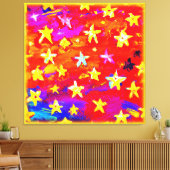 星鮮やかの色。買今 キャンバスプリント (インサイチュ (リビング))