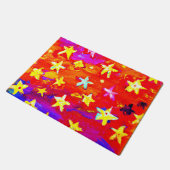 星鮮やかの色。買今 ドアマット (アングル)