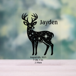 星鹿誕生のお知らせ アクリルサイン