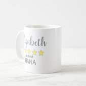 星5つ星ナナ コーヒーマグカップ (正面左)