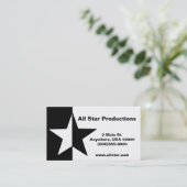 "星"の名刺 名刺 (スタンド正面)