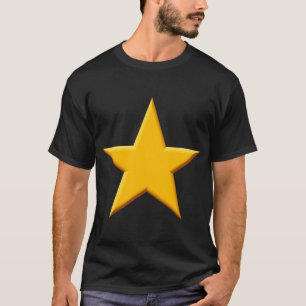 星-オレンジ Tシャツ