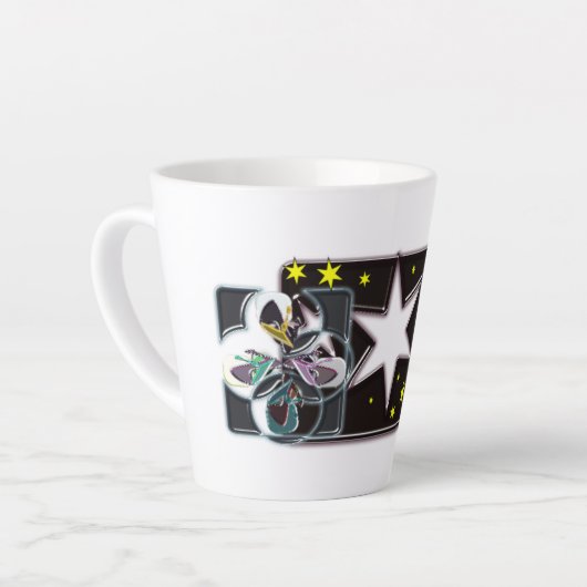 星 カフェラテマグ (左アングル)