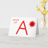 星 カード (黄色い花)