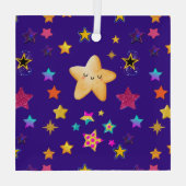 星 ガラスオーナメント (裏面)