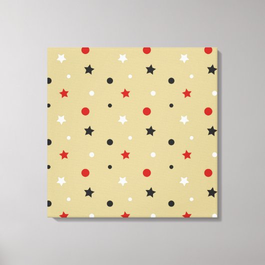 星 キャンバスプリント (正面)
