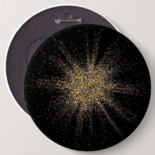 星（グロー） 1 缶バッジ (正面&裏面)