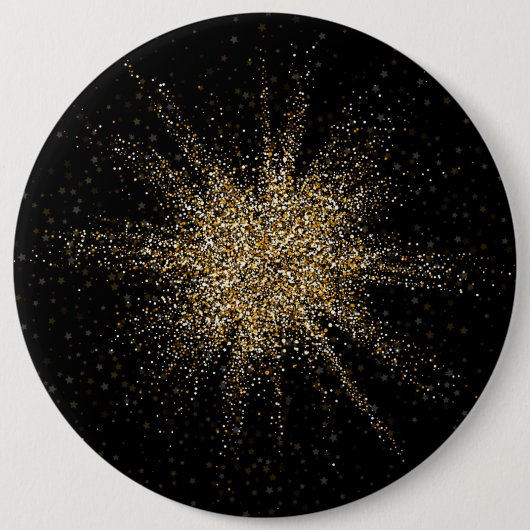 星（グロー） 1 缶バッジ (正面)