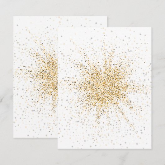 星（グロー） 2 ノートカード (正面/裏面)