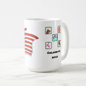 星- コーヒーマグカップ (正面右)