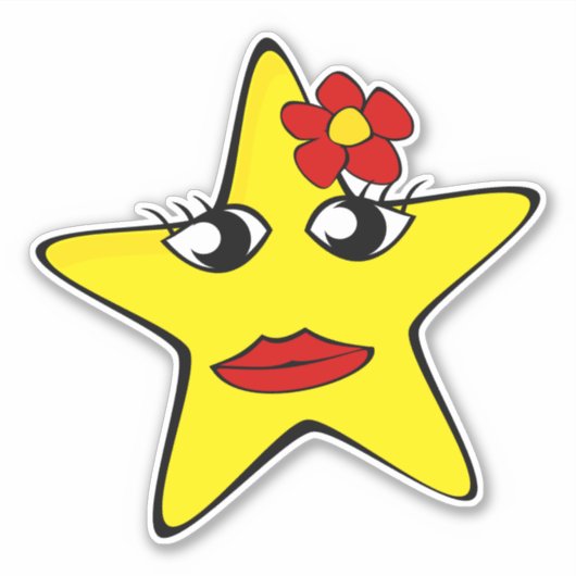 星 シール (正面)