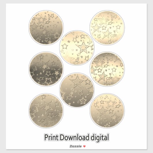 星，シール，ハート,結婚婚約 シール (シート)