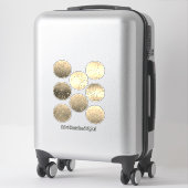 星，シール，ハート,結婚婚約 シール (スーツケース)