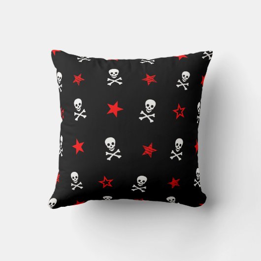 星、スカル、クロスボーン クッション (裏面)