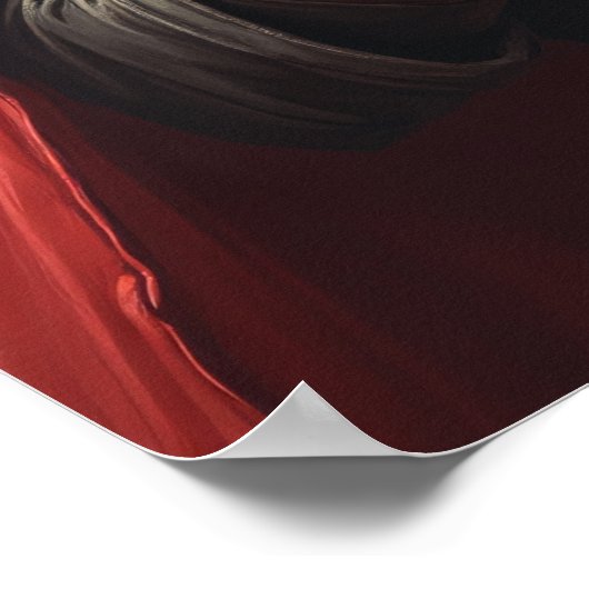 星、ストライプ星、そして着実な手の敬礼 ポスター (角)