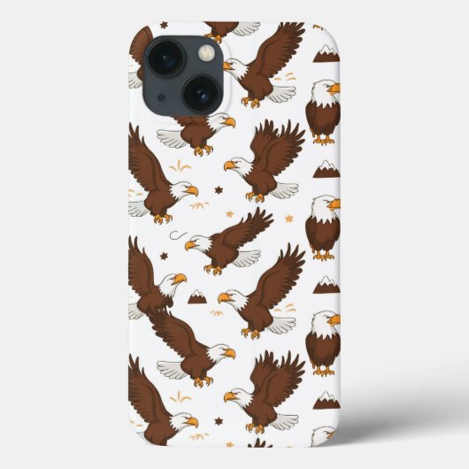 「星、ストライプ星、ワシの舞」 Case-Mate iPhoneケース (裏面)