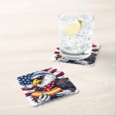 星、ストライプ星、目まい ペーパーコースター (インサイチュ)