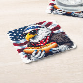 星、ストライプ星、目まい ペーパーコースター (アングル)