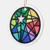 星 セラミックオーナメント (左)